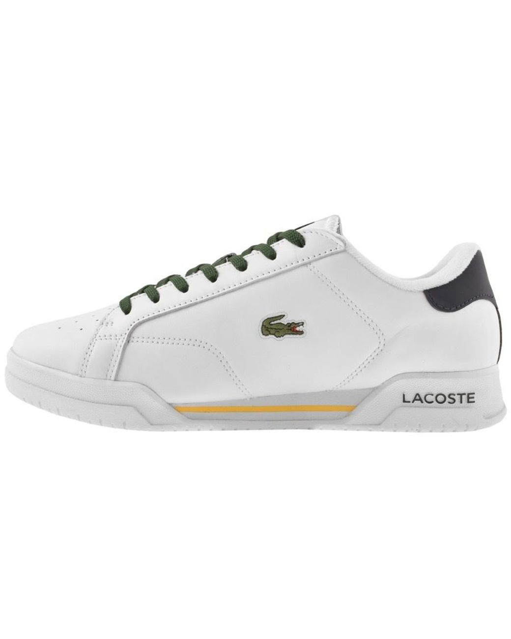 Lacoste Leather Twin Serve Trainers in 