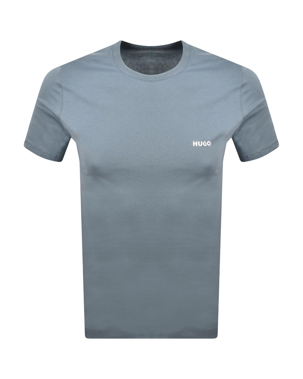 HUGO Blue 3 Pack Crew Neck T Shirts for men
