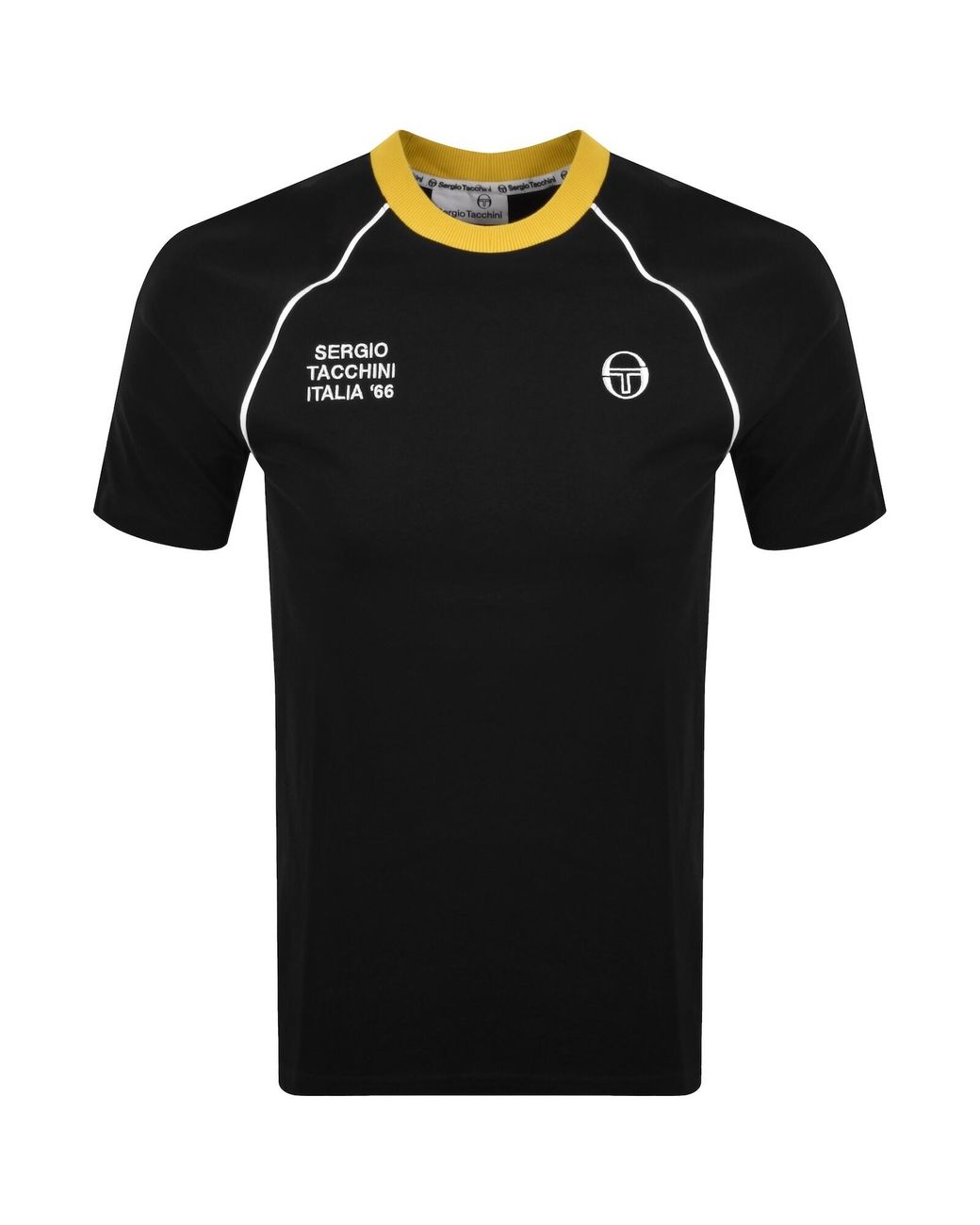 Sergio Tacchini Black Ghibli Davis T Shirt for men