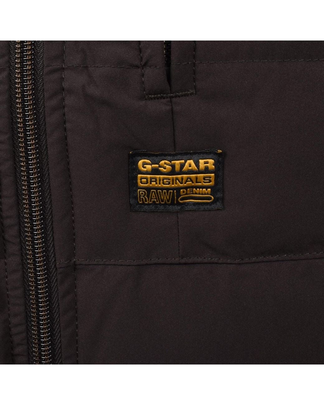 G-Star Black G-Star Foundation Liner Gilet for men