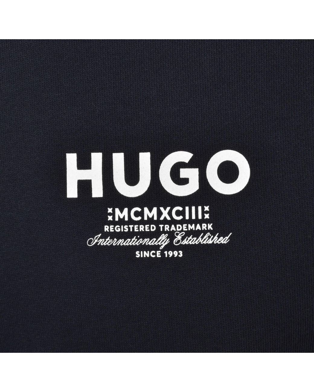 HUGO Blue Nespon Sweatshirt Dark for men