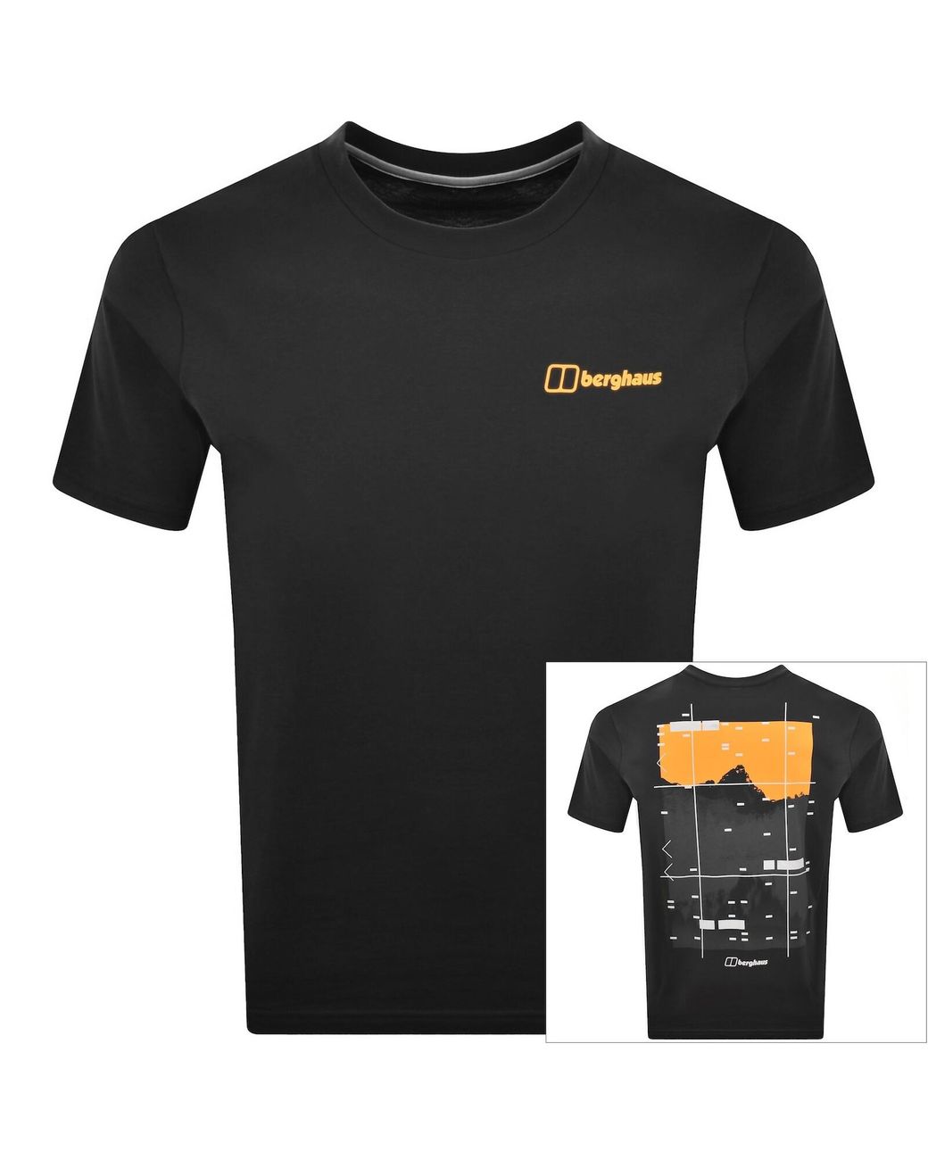 Berghaus Black Staticscape T Shirt for men