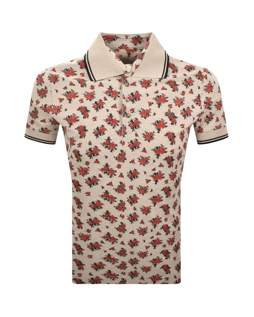 Vivienne Westwood Natural 2 Button Polo for men