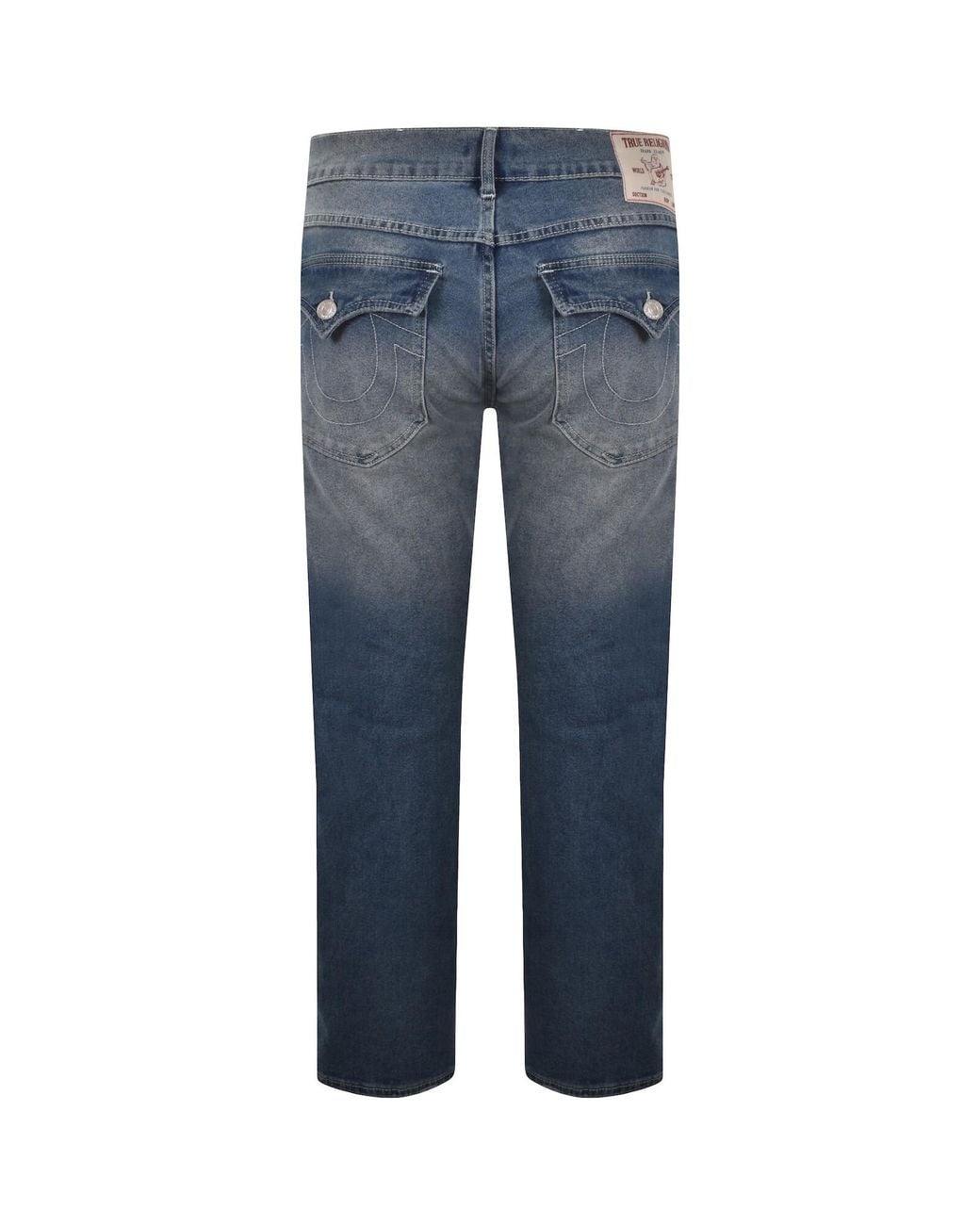 True Religion Blue Ricky Sn Nf Straight Jeans for men