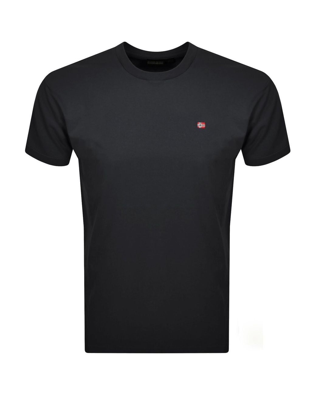 Napapijri Black Salis Sum Logo T Shirt for men