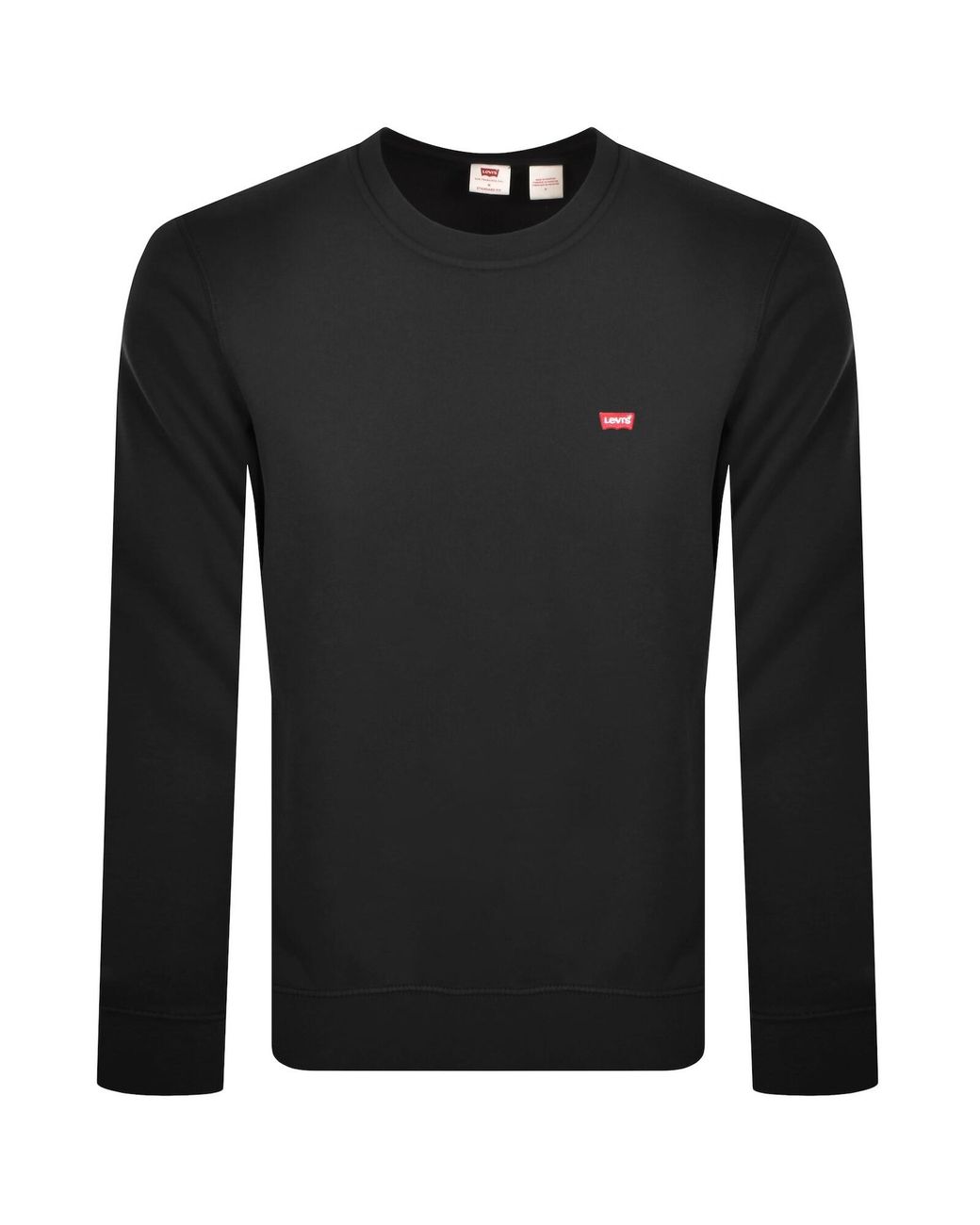 Levi's Black Original Crew Neck Sweatshirt for men