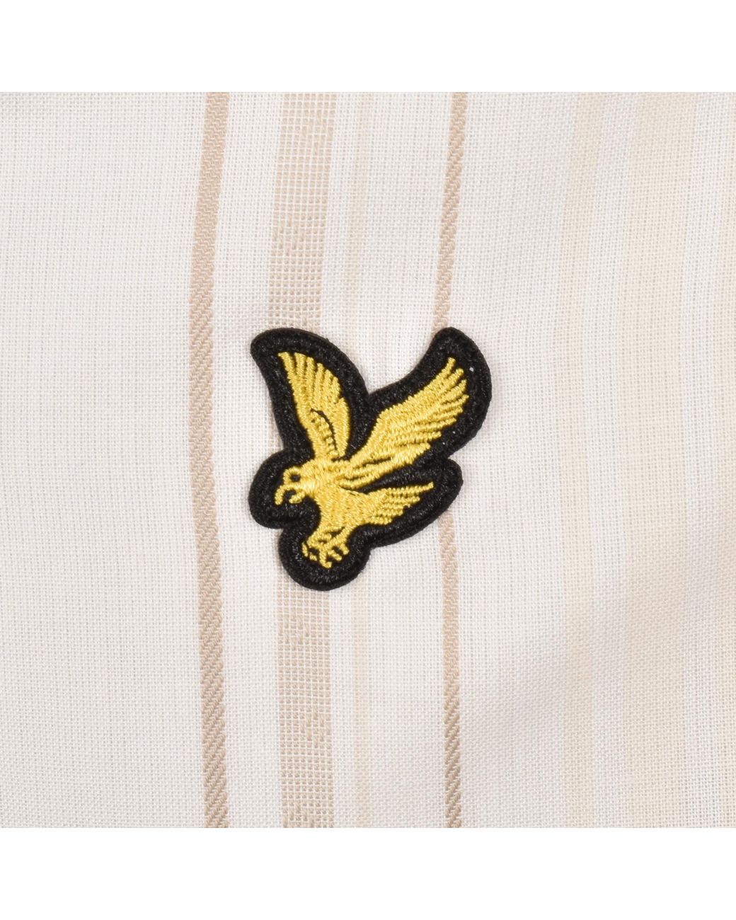 Lyle & Scott Natural Stripe Shirt Off for men