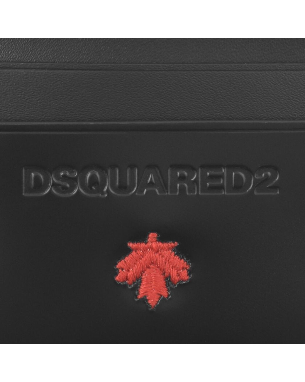 DSquared² Black Maple Credit Card Holder for men
