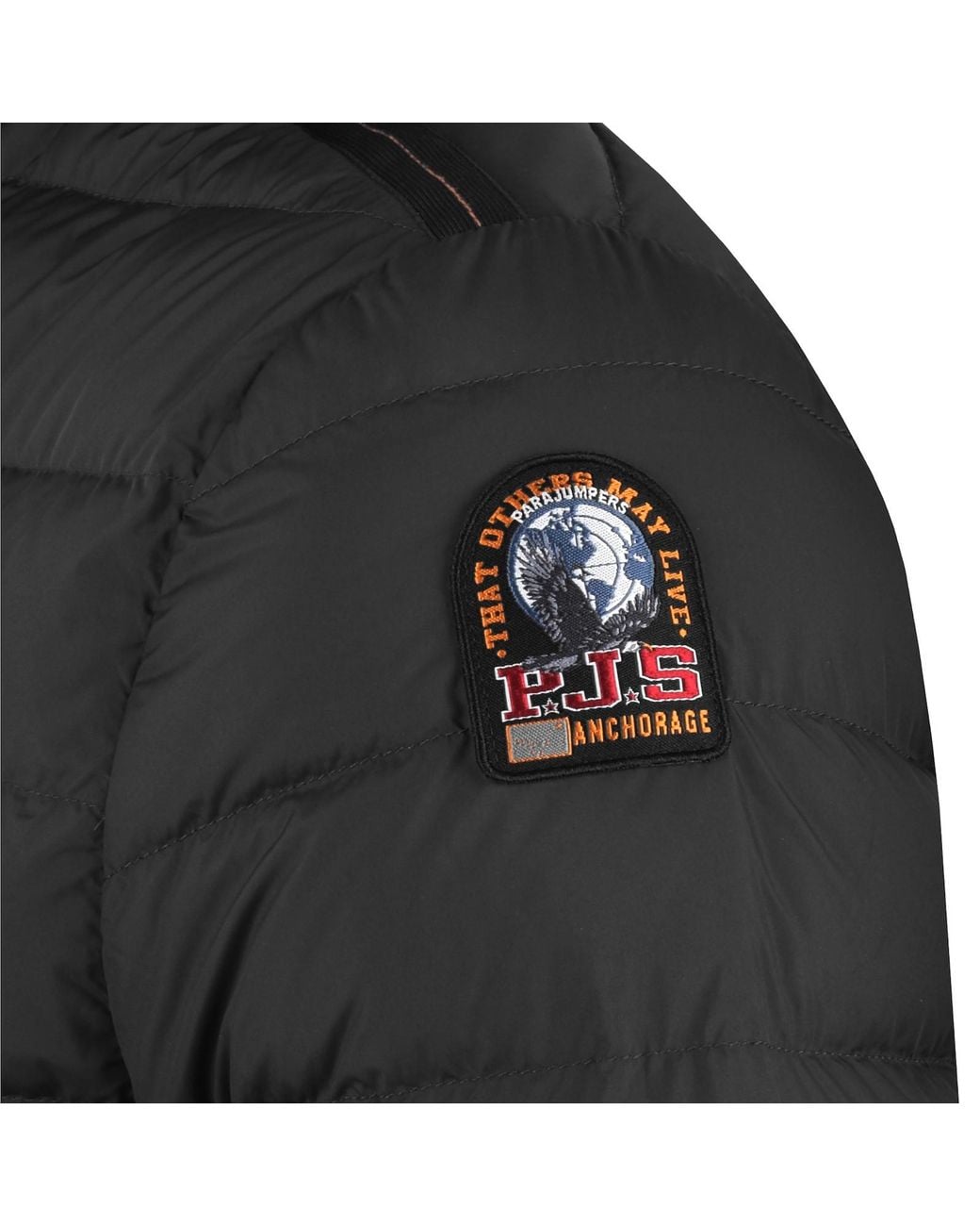 Parajumpers Black Last Minute Jacket for men