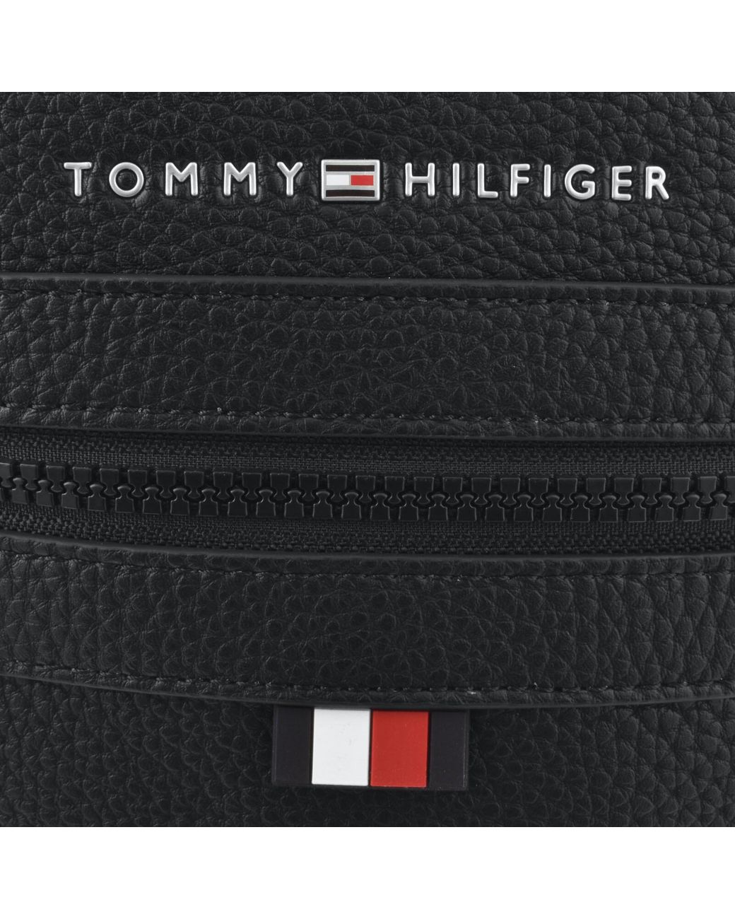 Tommy Hilfiger Black Mini Reporter Bag for men