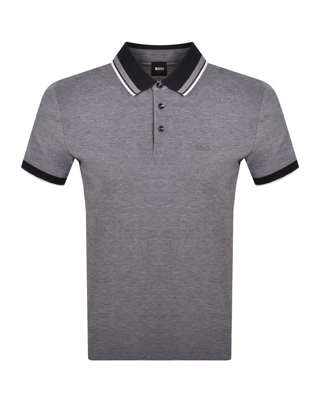 BOSS BUSINESS Gray Boss Prout 141 Polo T Shirt for men