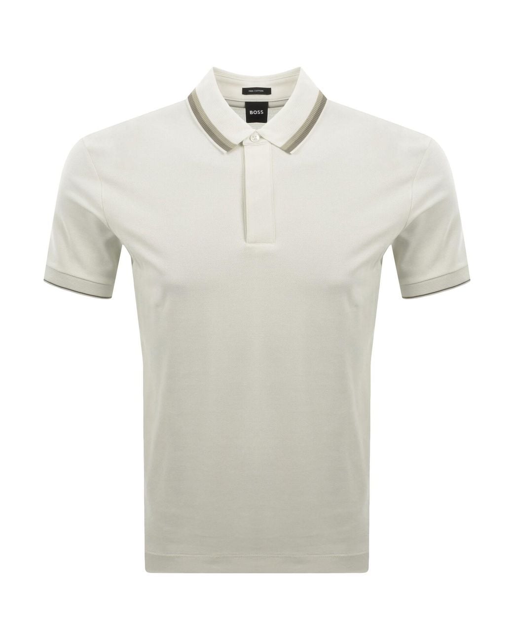 BOSS BUSINESS Gray Boss Parris 18 Polo T Shirt for men