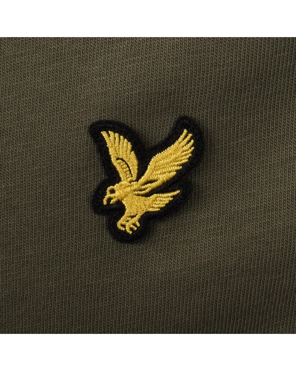 Lyle & Scott Green Crew Neck T Shirt for men
