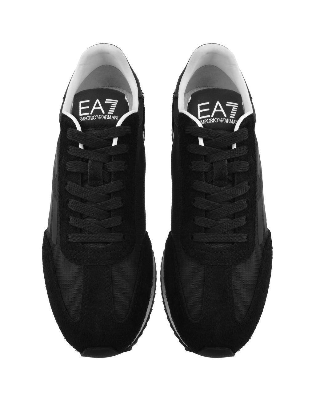 EA7 Black Emporio Armani Trainers for men