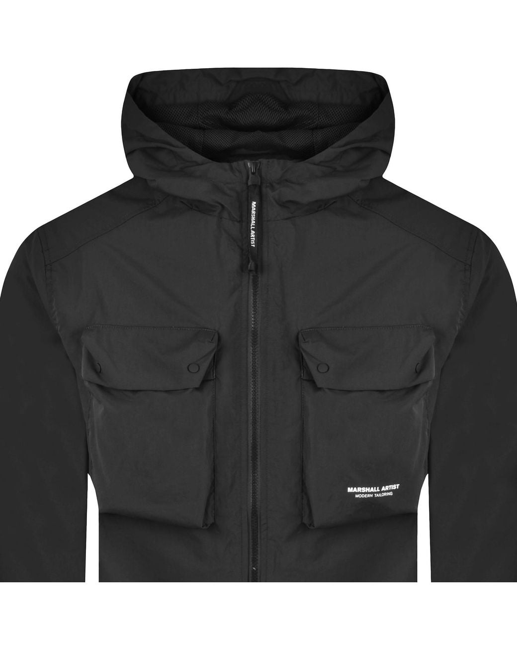 Marshall Artist Black Centro Overshirt for men