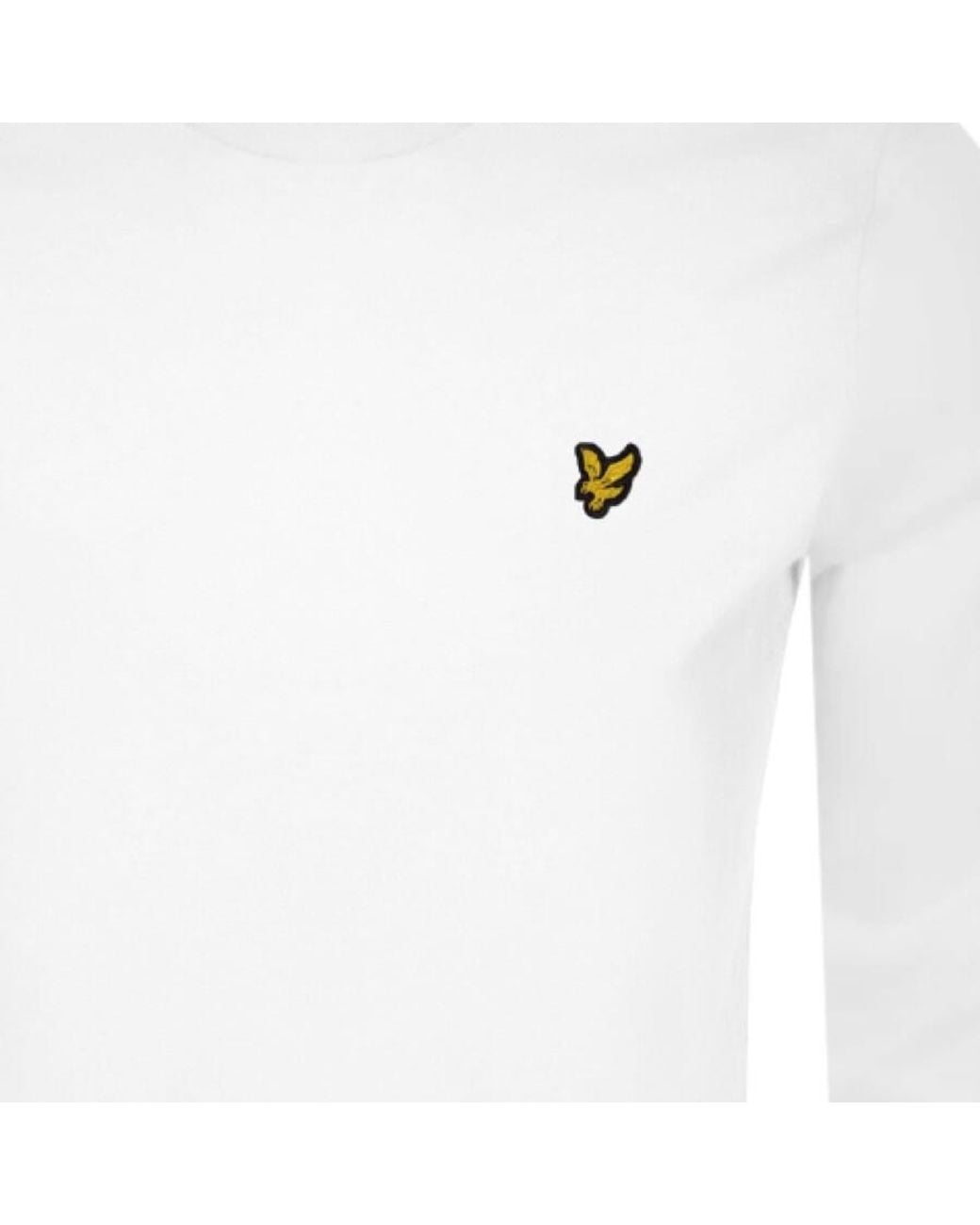 Lyle & Scott White Long Sleeve T Shirt for men