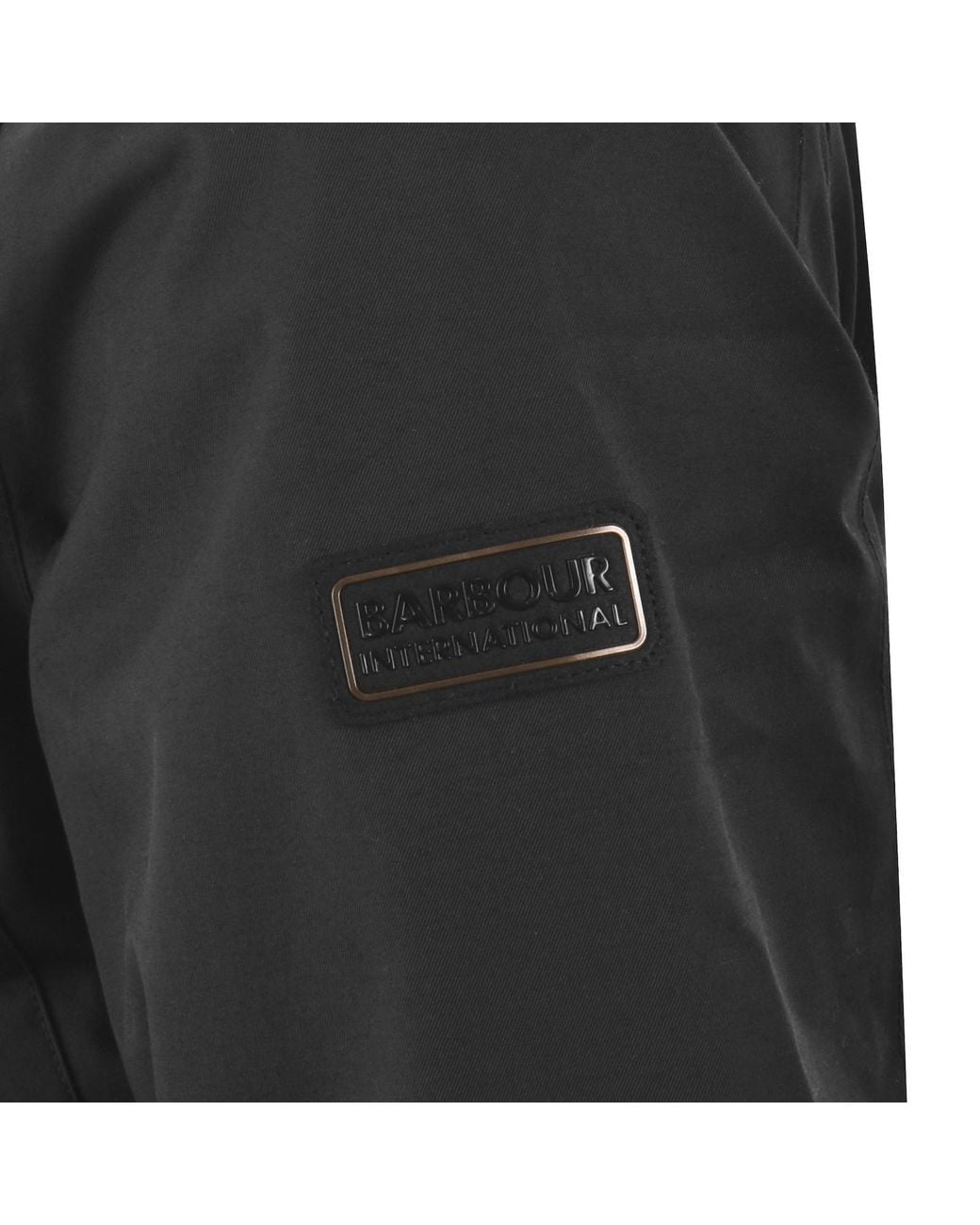 Barbour Black Waterproof Jacket for men