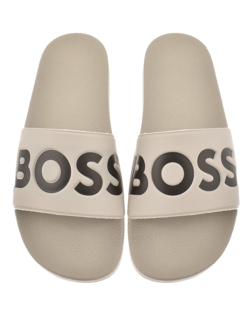 BOSS BUSINESS Boss Aryeh Sliders Open in Brown for Men | Lyst