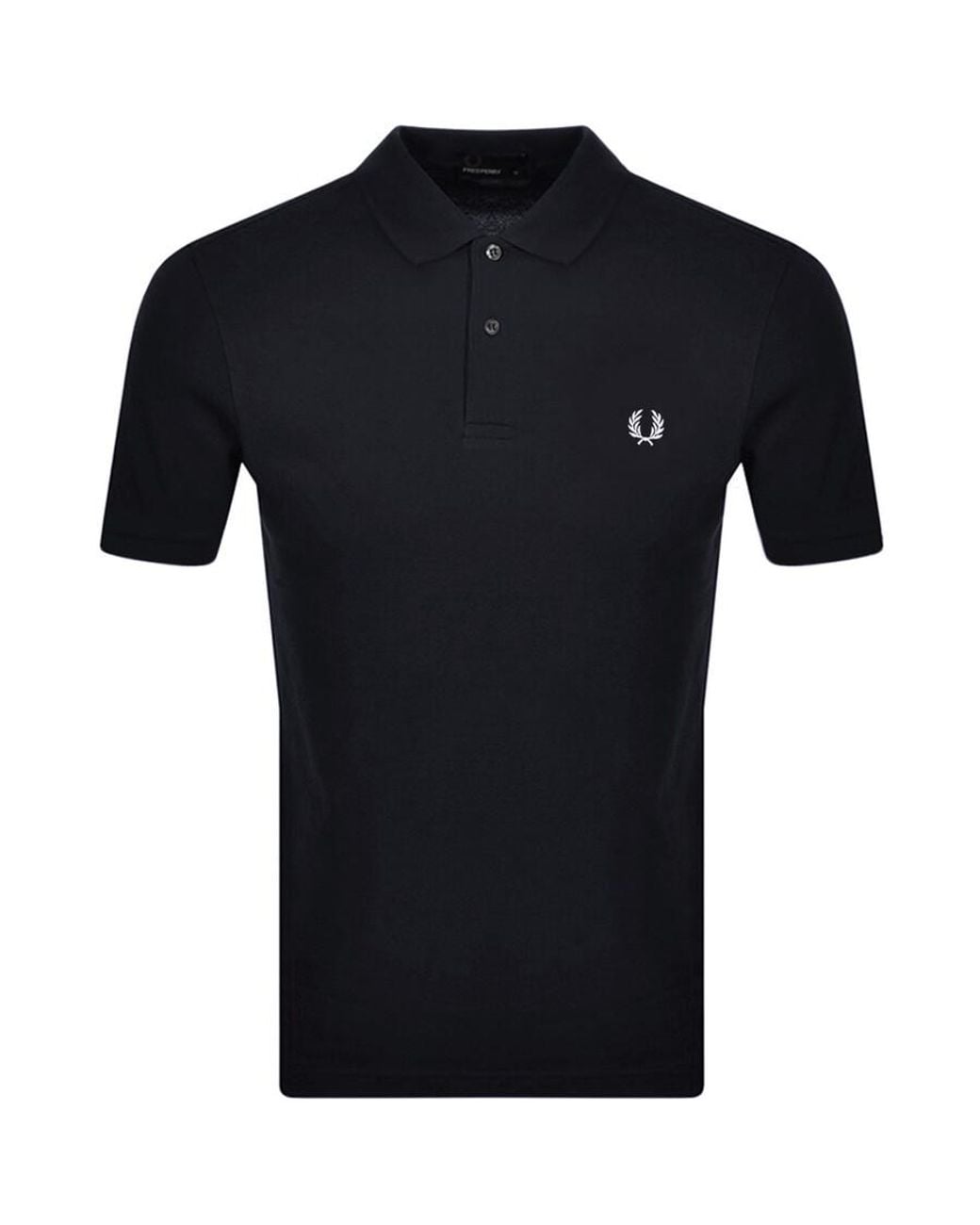 Fred Perry Black Plain Polo T Shirt for men