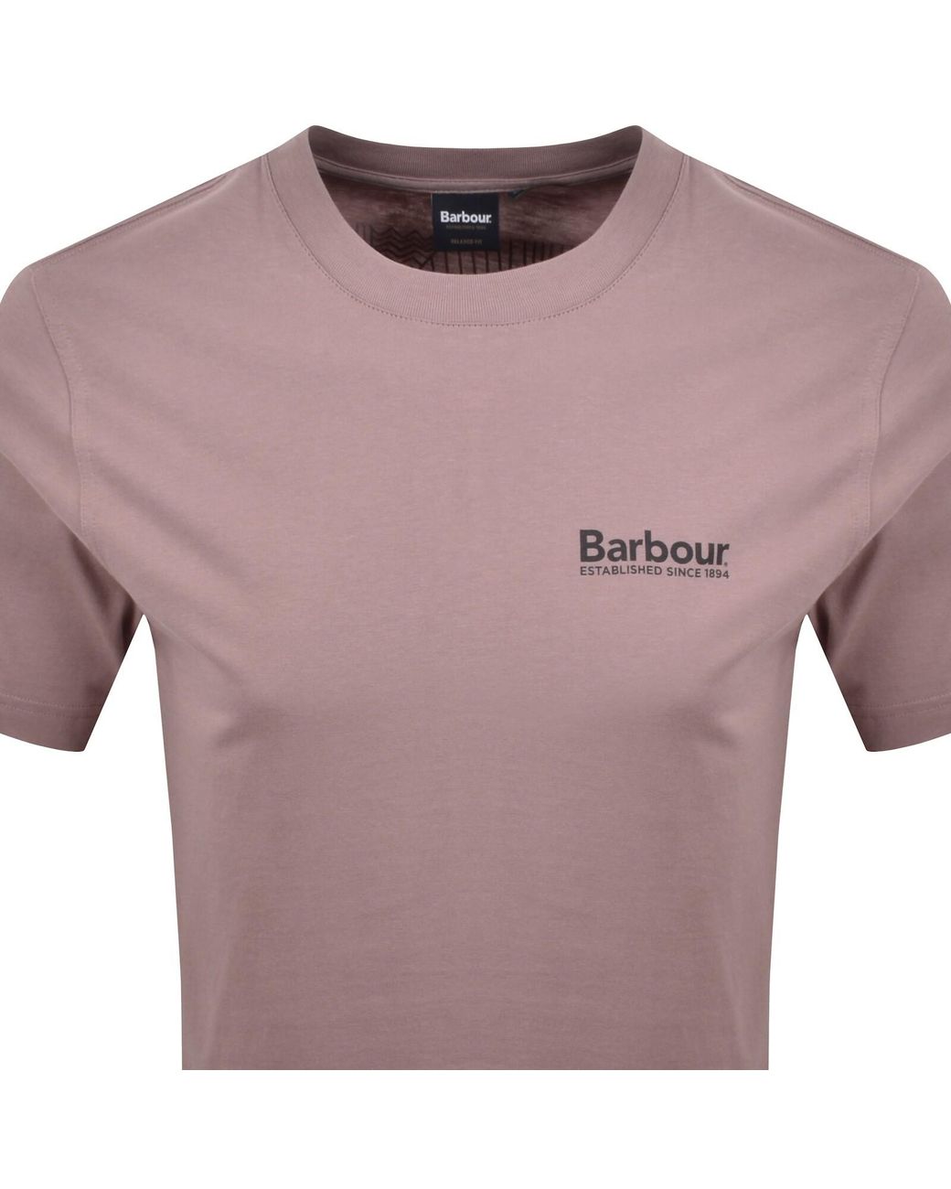 Barbour Purple Moonwell T Shirt Ironstone for men