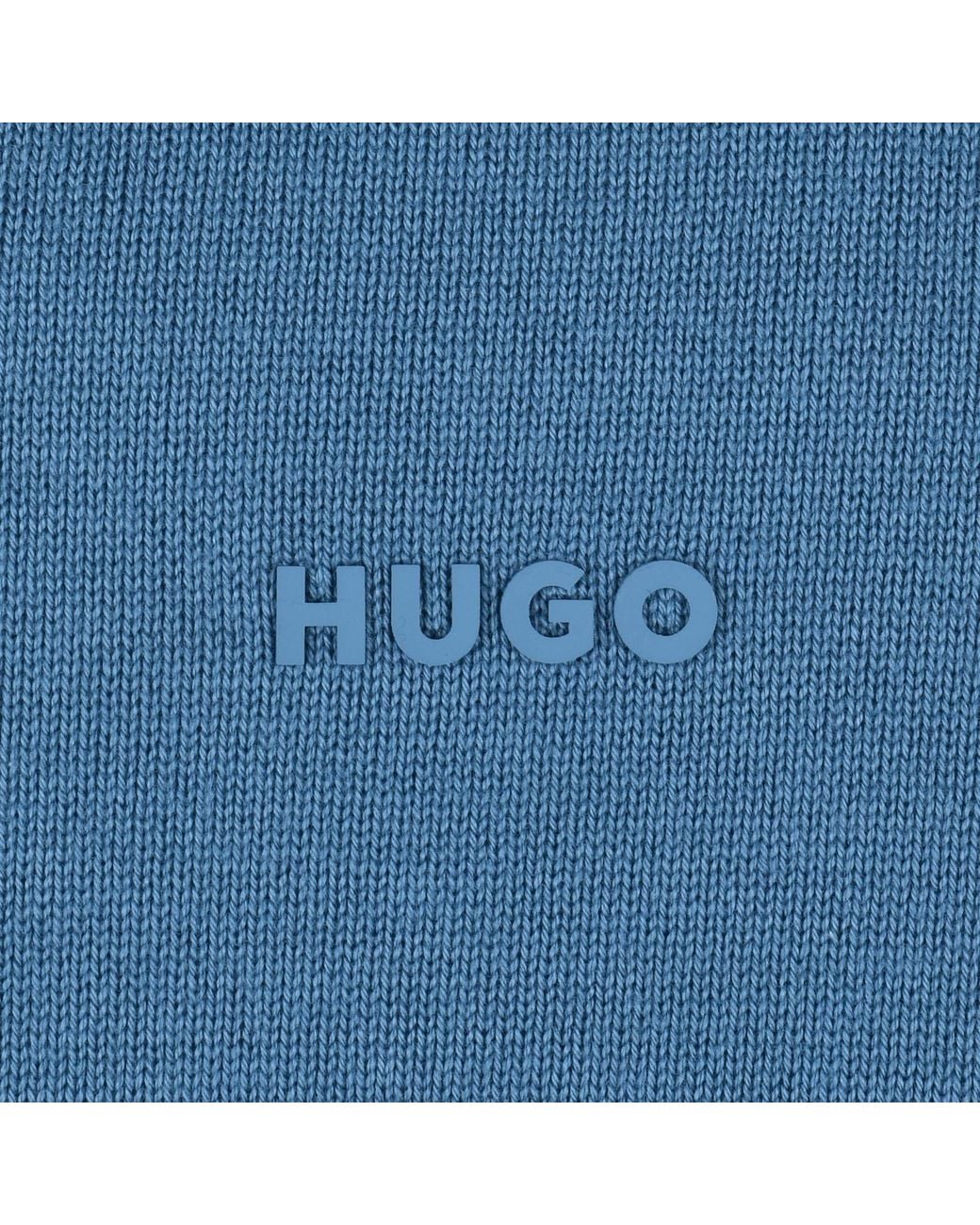 HUGO Blue San Cassius Knit Jumper for men