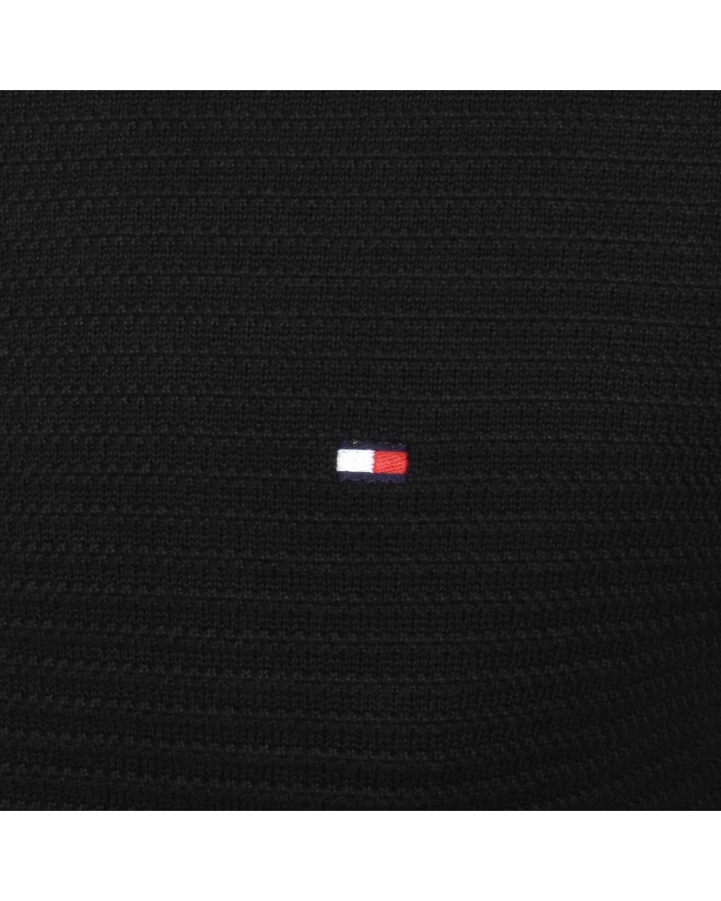 Tommy Hilfiger Black Polo T Shirt for men