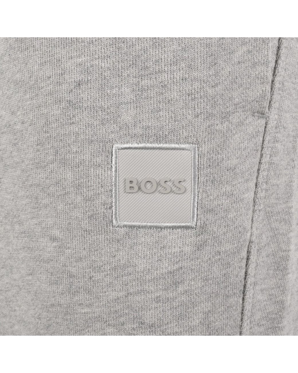 Boss Gray Boss Sestart Jogging Bottoms for men