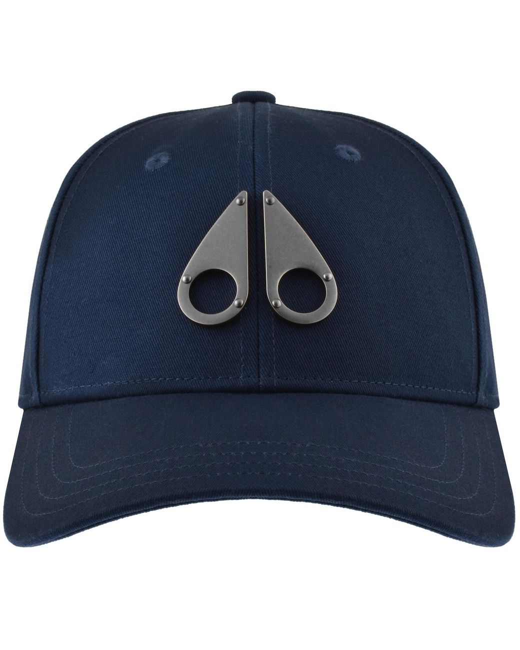 Moose Knuckles Blue Logo Icon Cap for men