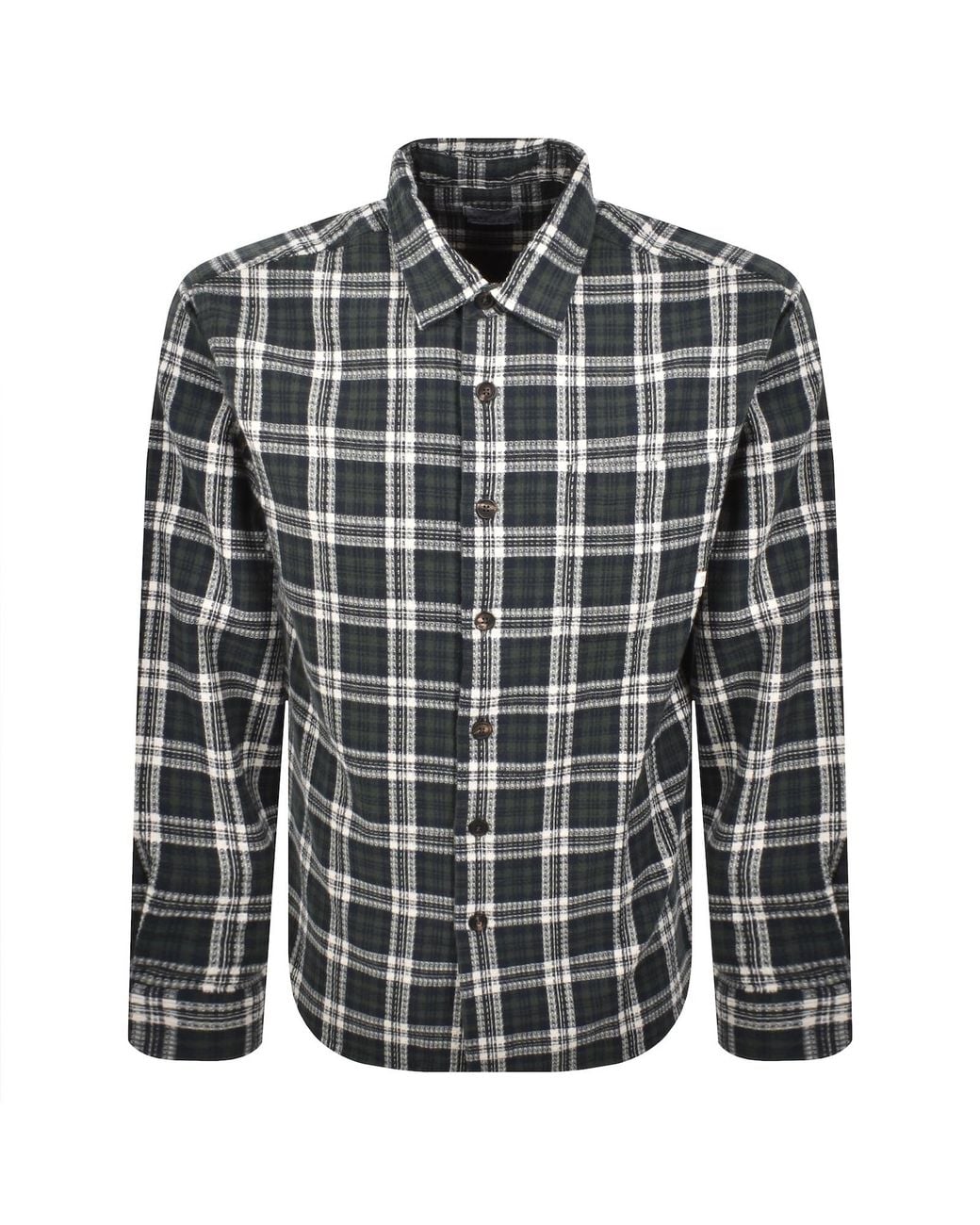 Farah Black Farah Hardaker Check Shirt for men