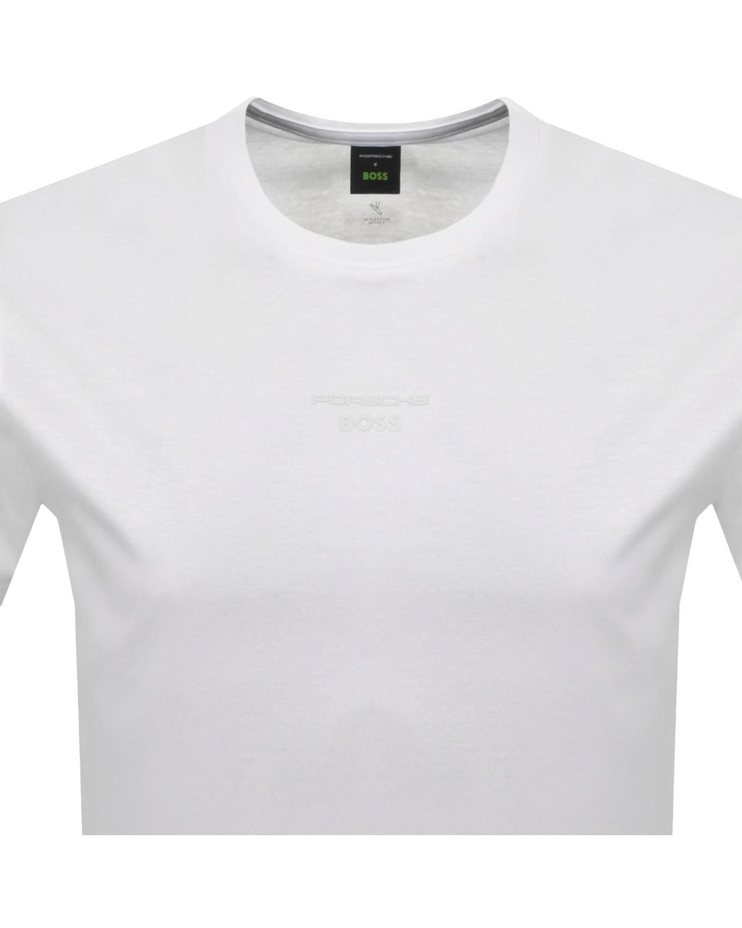 Boss White Boss X Porsche Spirit70 Car T Shirt for men