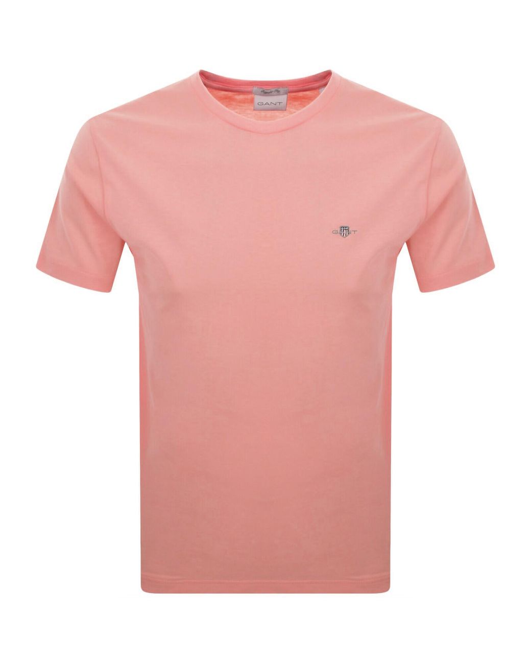 Gant Pink Original Short Sleeve T Shirt for men