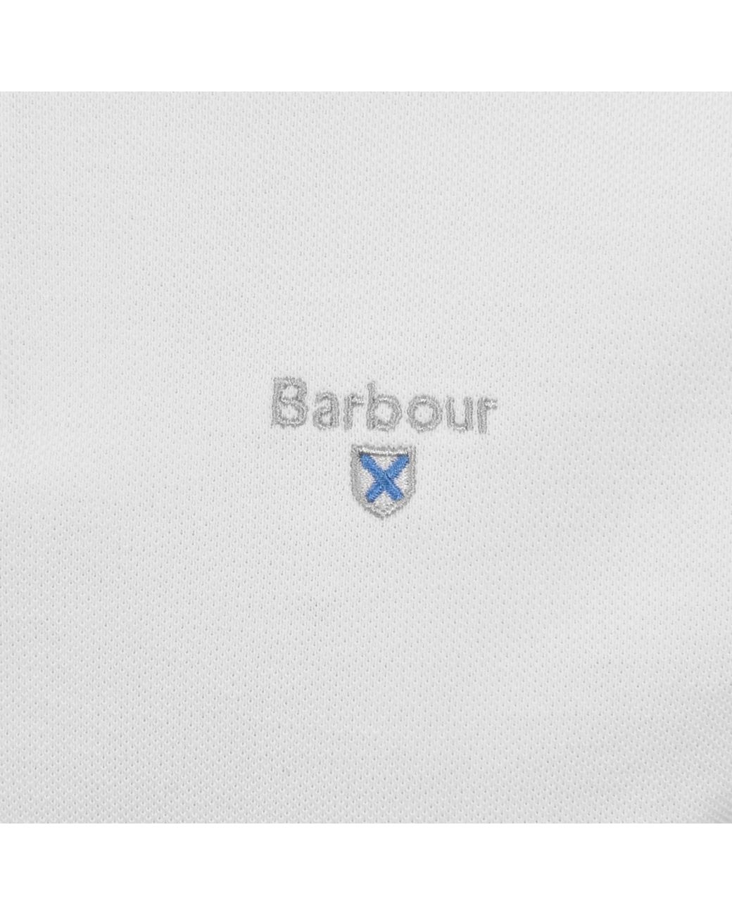Barbour Gray Fielding Polo T Shirt for men