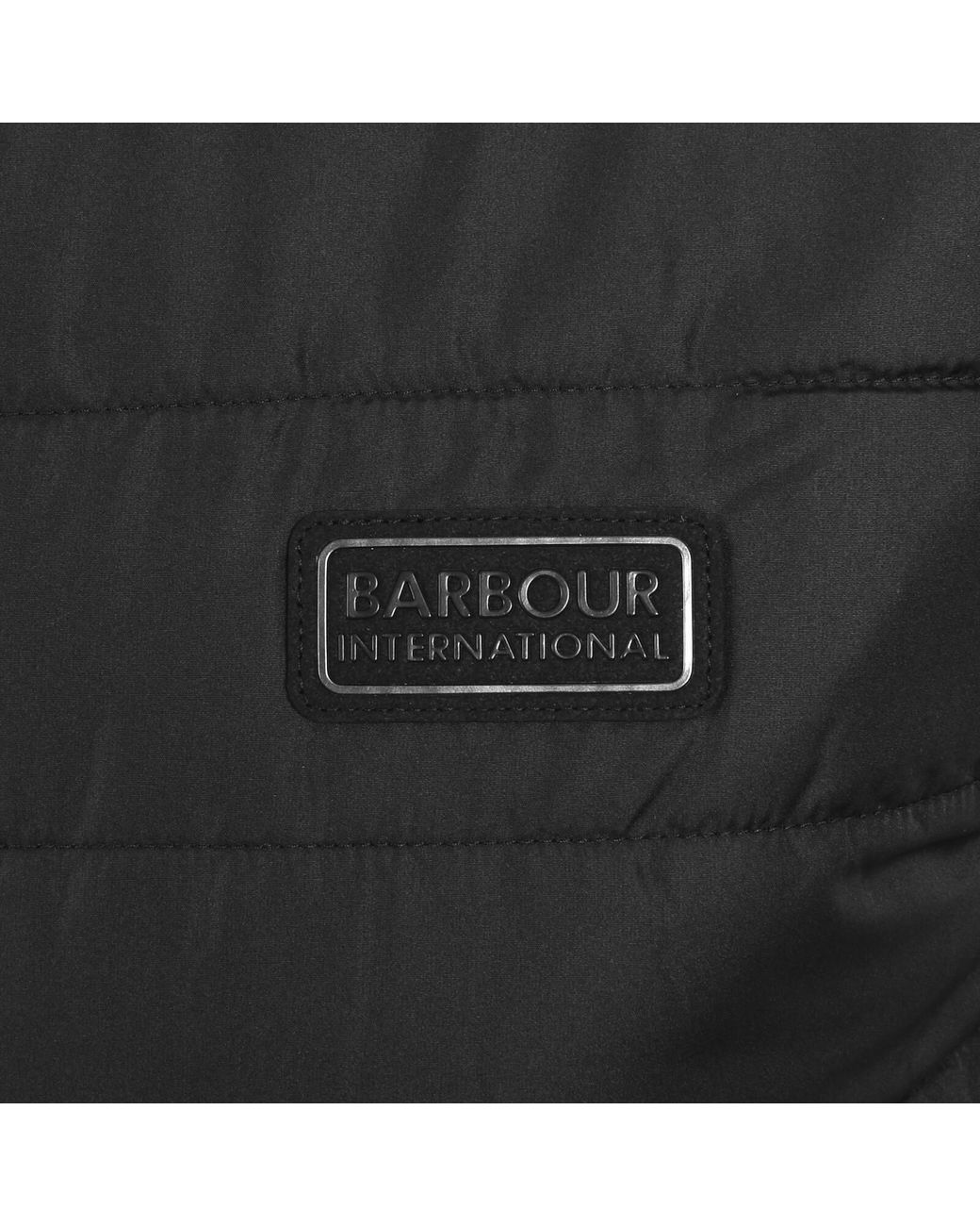 Barbour Black Aldon Quilted Gilet for men