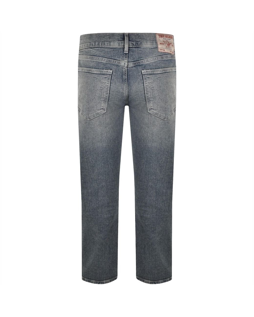 True Religion Blue Ricky Sn Nf Straight Jeans for men