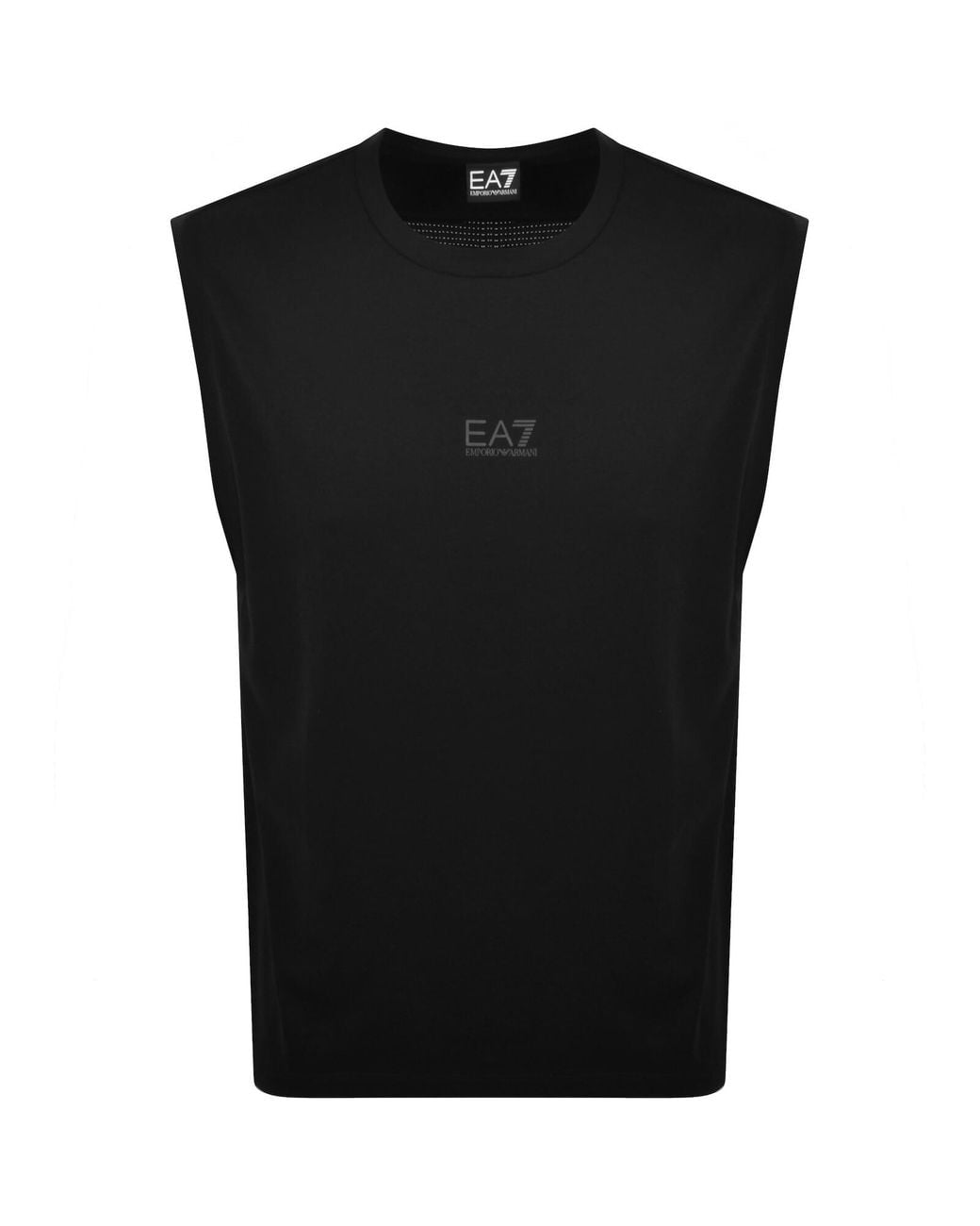 EA7 Black Emporio Armani Natural Ventus7 Vest for men
