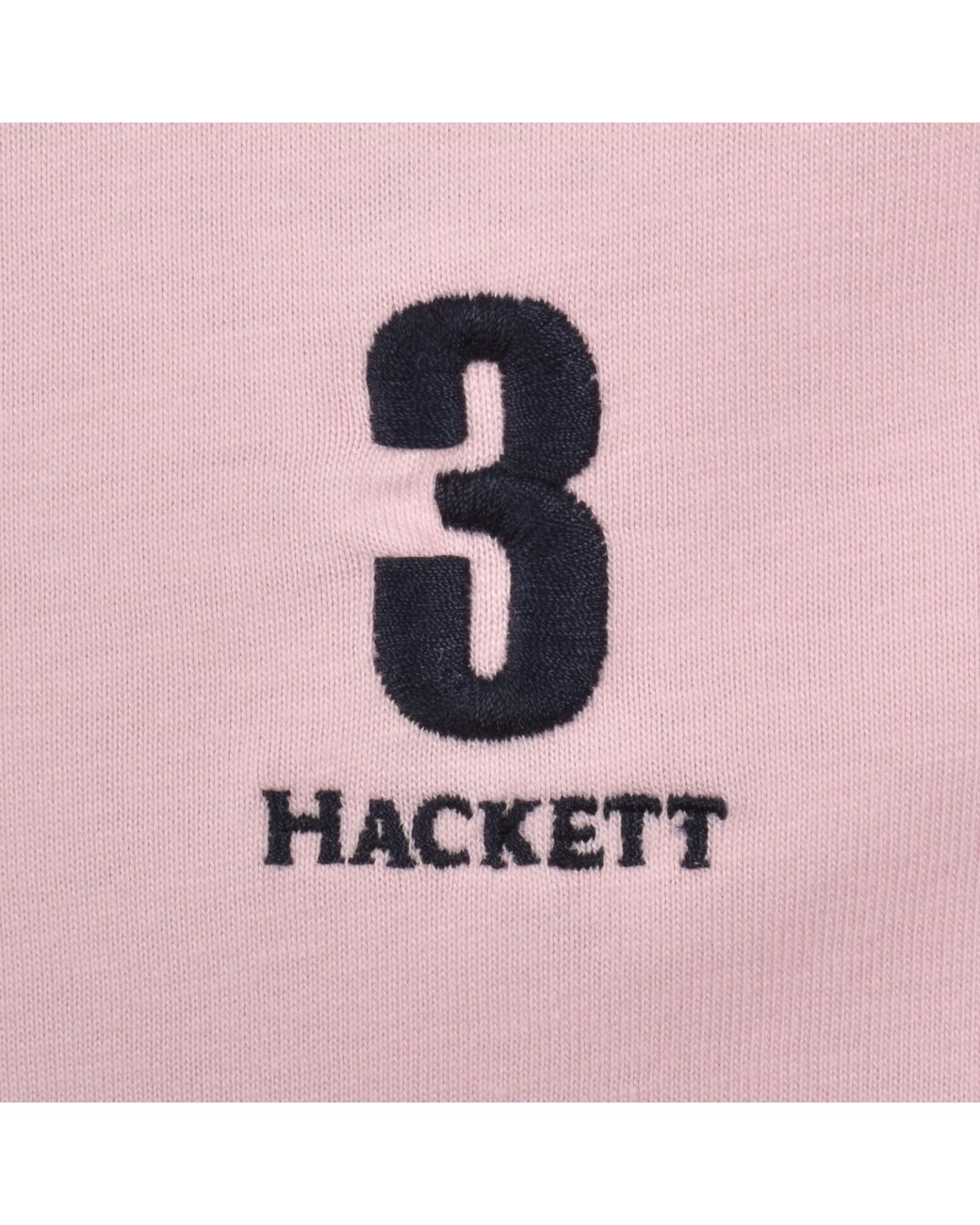 Hackett Pink Heritage Number T Shirt Light for men
