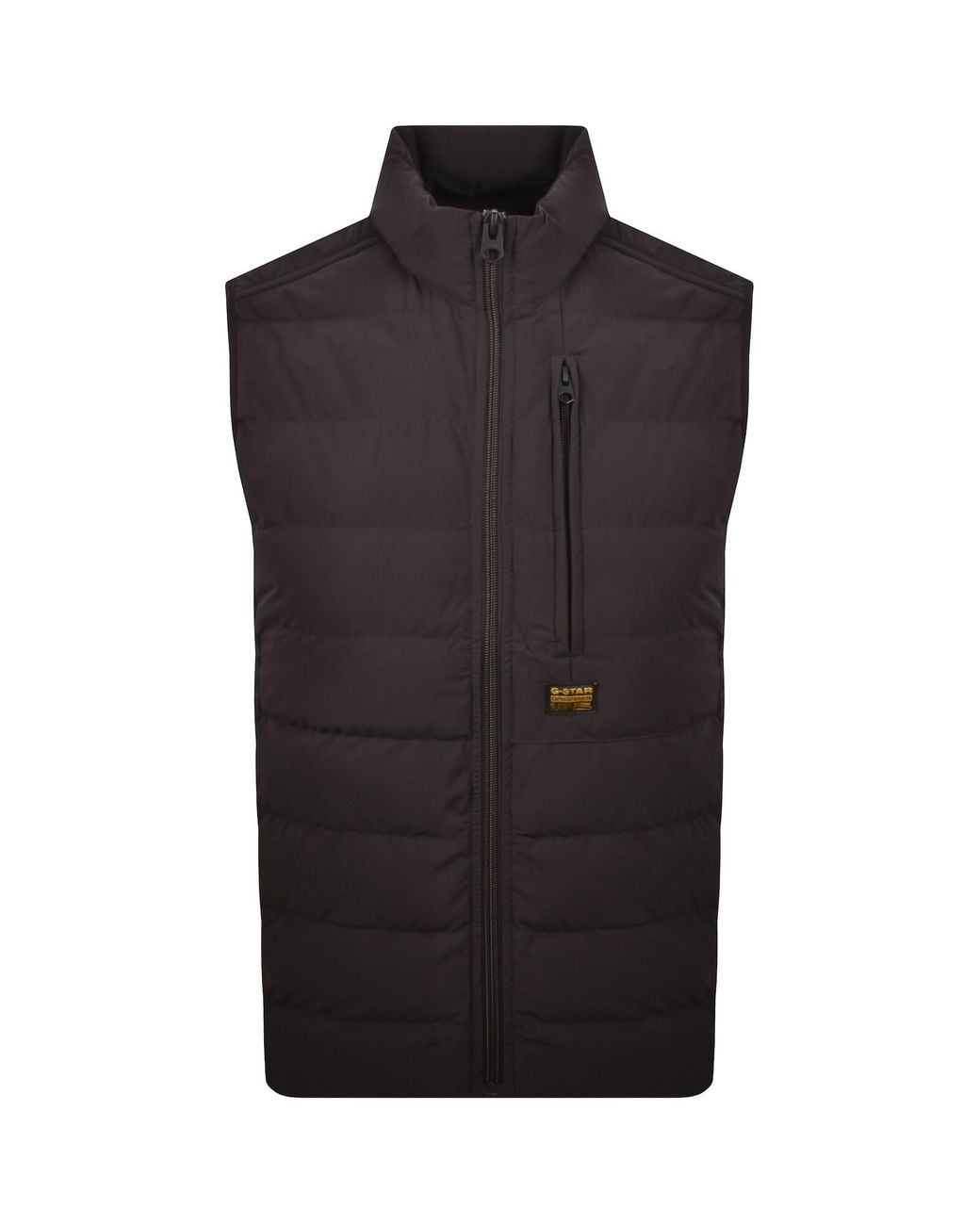 G-Star Black G-Star Foundation Liner Gilet for men