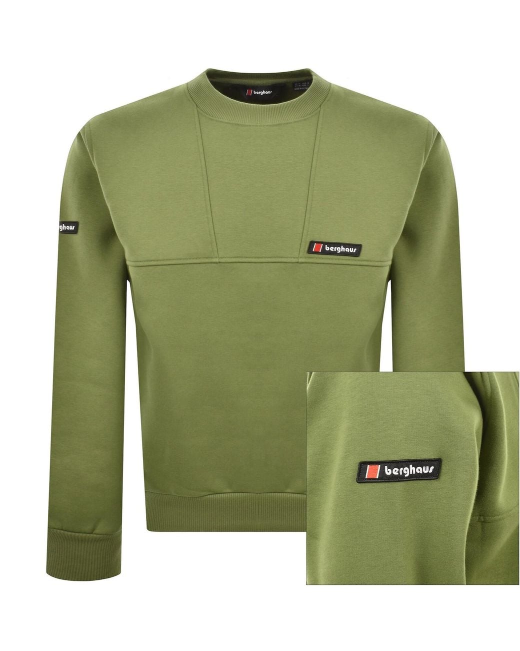 Berghaus Green Trango Mountain Sweatshirt for men