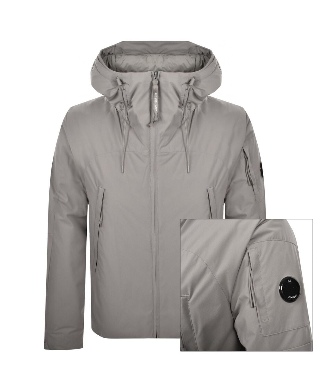 C.P. Company Cp Company Pro-Tek Hooded Jacket in Grey for Men