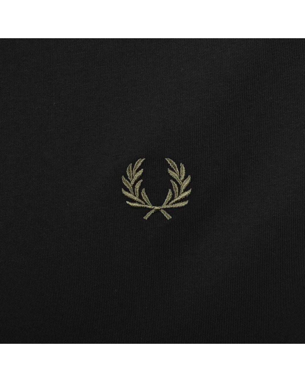 Fred Perry Black Bold Tipped T Shirt for men