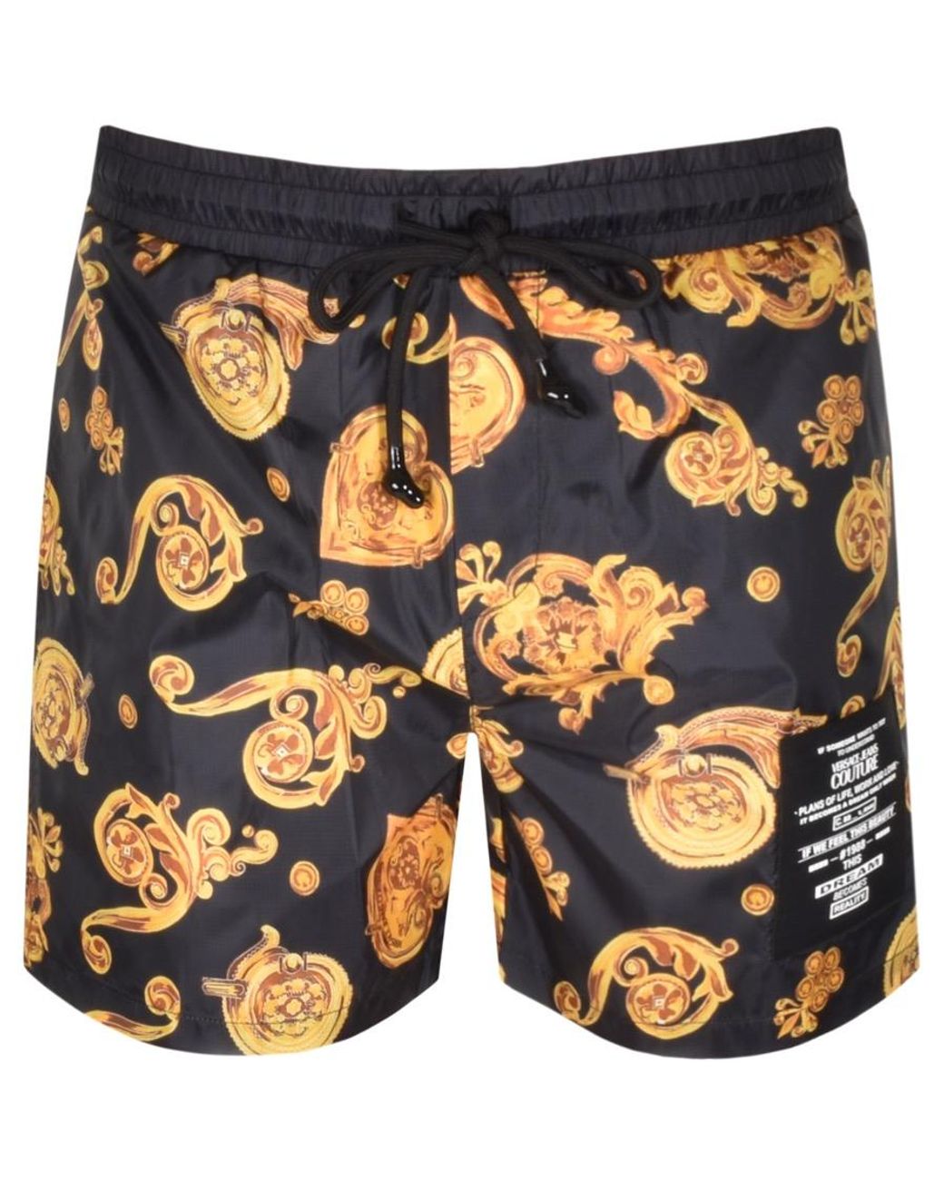 versace couture shorts