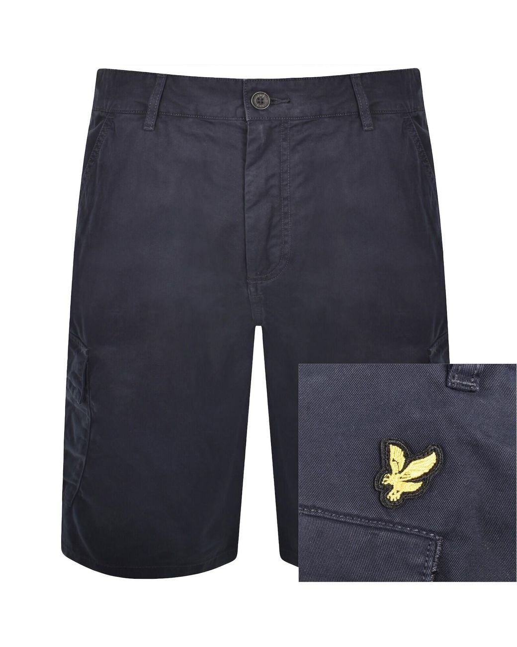 Lyle & Scott Blue Cargo Shorts Dark for men