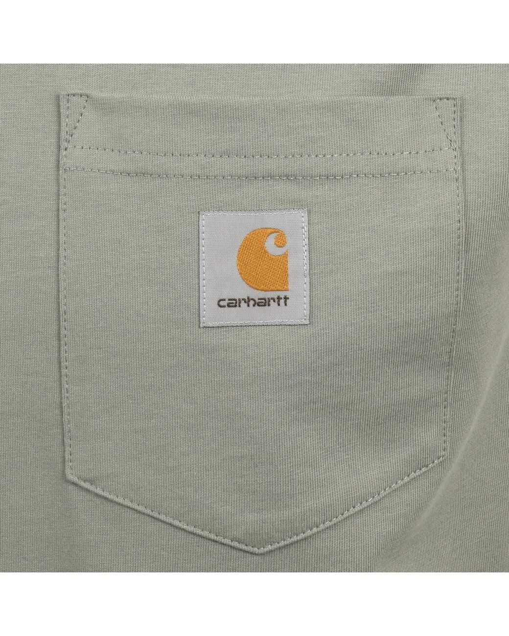Carhartt Green Pocket Short Sleeved T Shirt for men