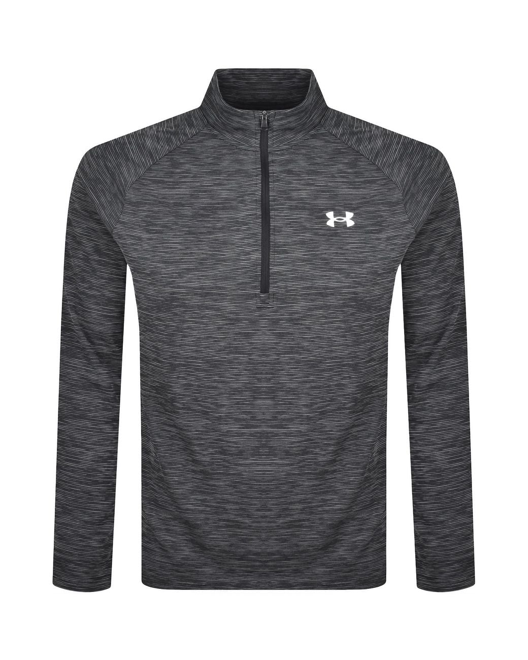 Under Armour Gray Tech Half Zip Sweatshirt for men