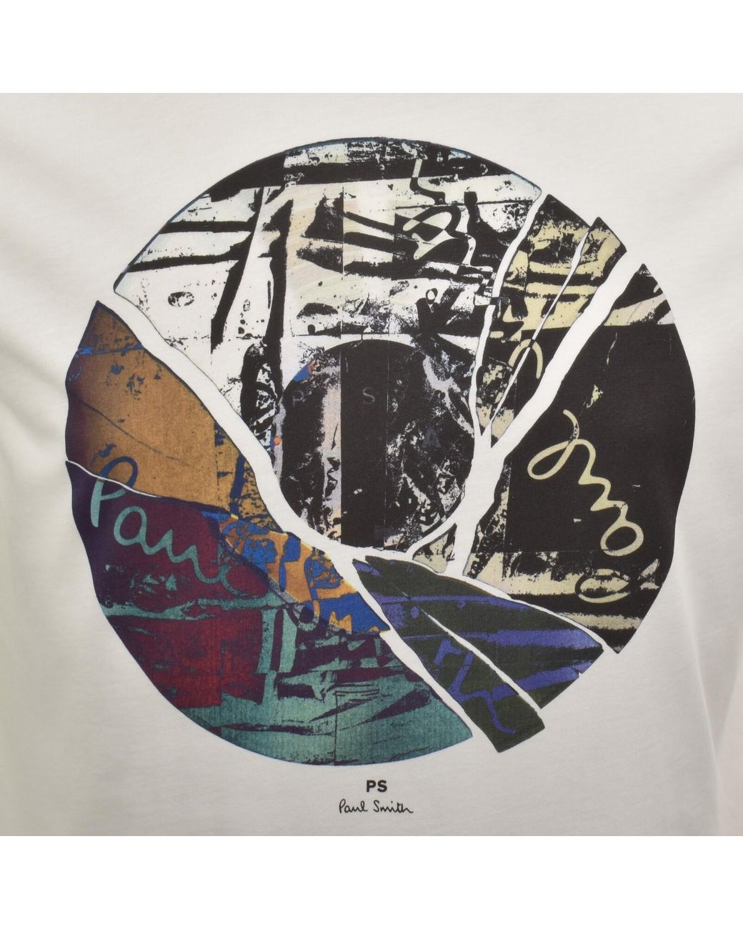 Paul Smith Gray Short Sleeve Graphic T Shirt for men