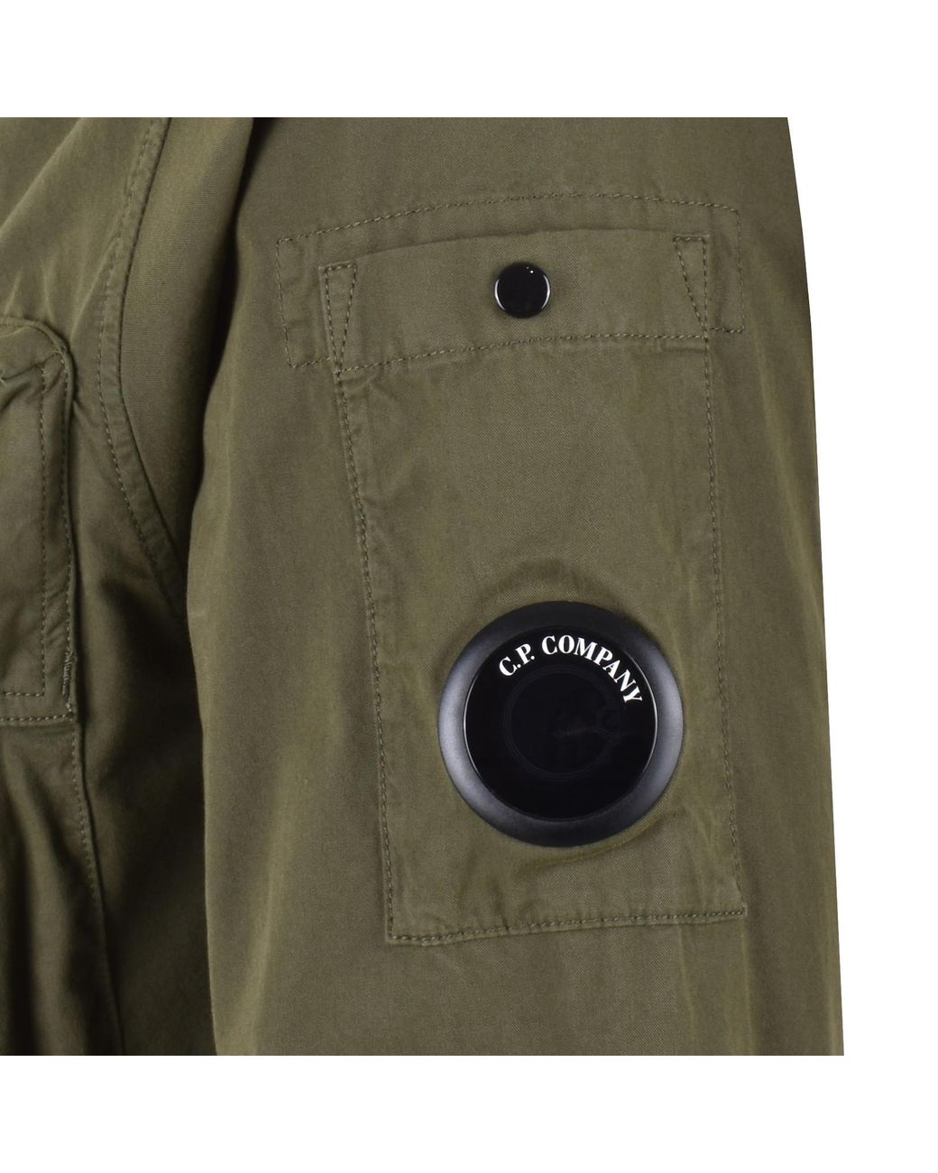 C P Company Green Cp Company Long Sleeve Shirt for men