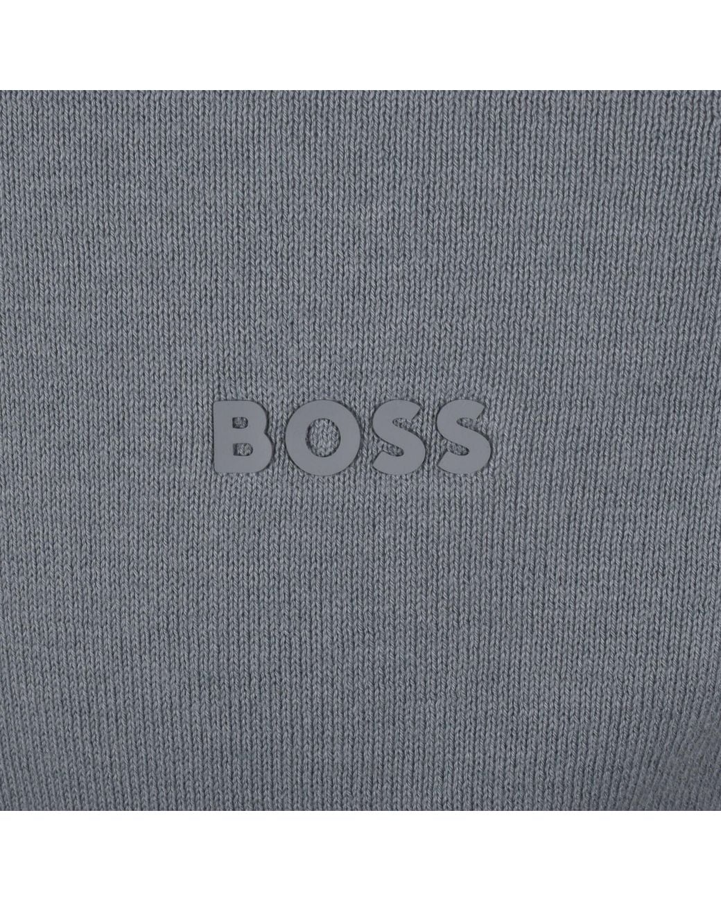 Boss Gray Boss Momentum Lite Knit T Shirt Dark for men