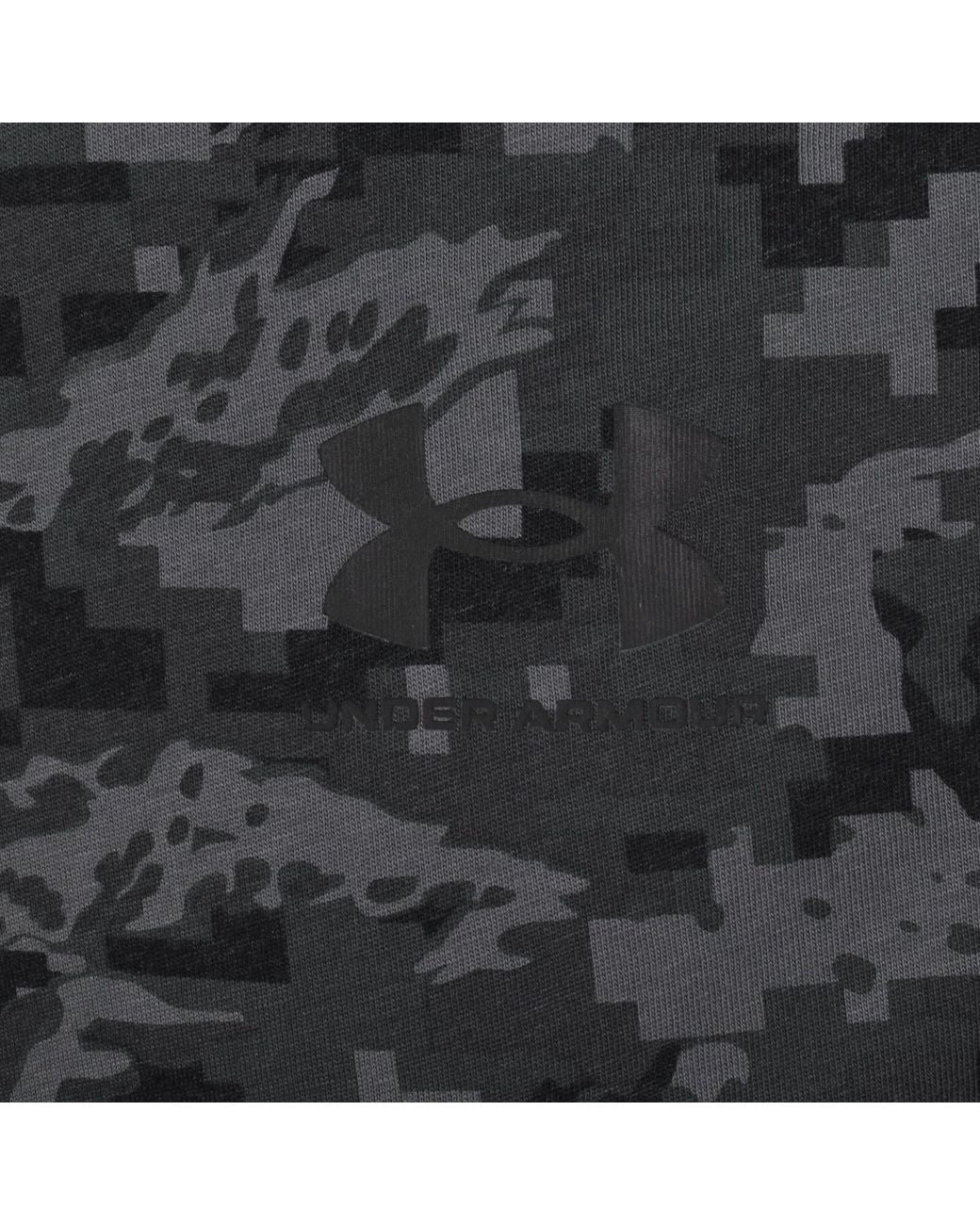 Under Armour Gray Camo Short Sleeve T Shirt for men