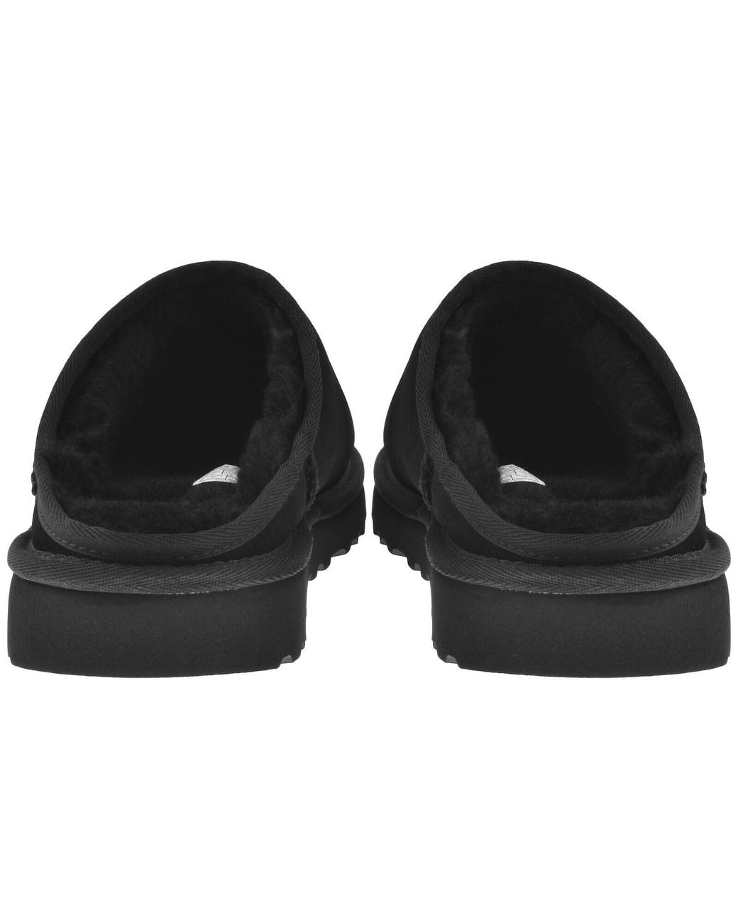 Nabuck UGG Slip On Slippers in Black for Men | Lyst