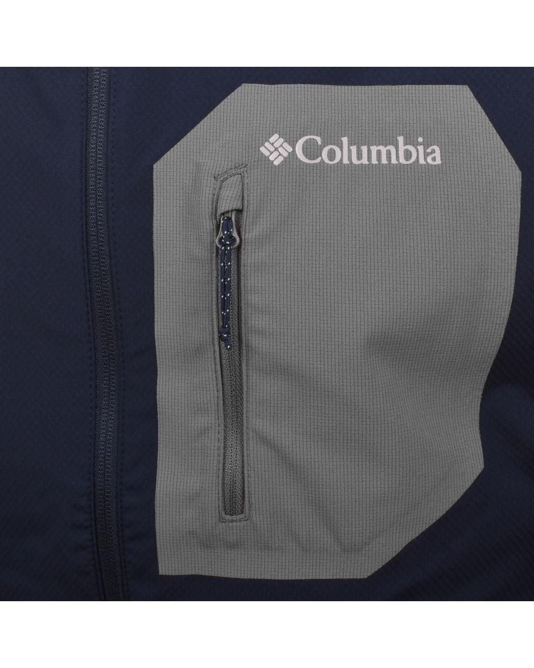 Columbia Blue Tech Heights Iii Jacket for men